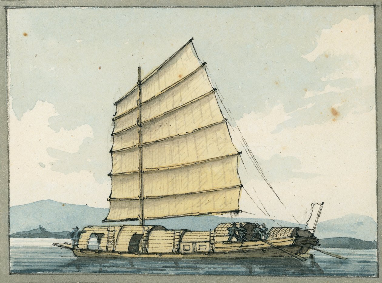 Kiinalainen kauppavene tekijältä William Ffarington