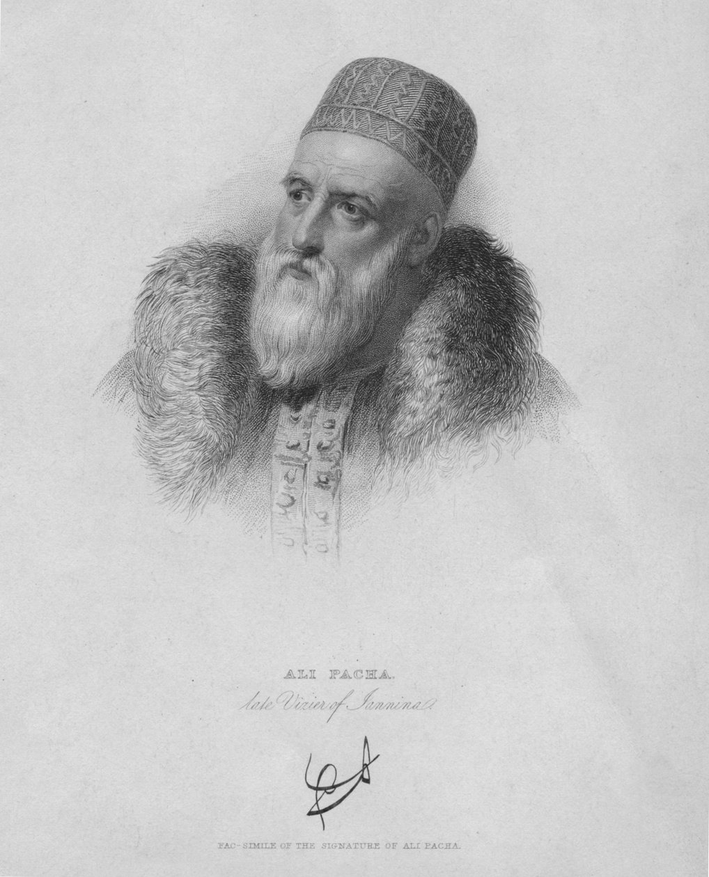 Ali Pasha, 1832. tekijältä William Finden