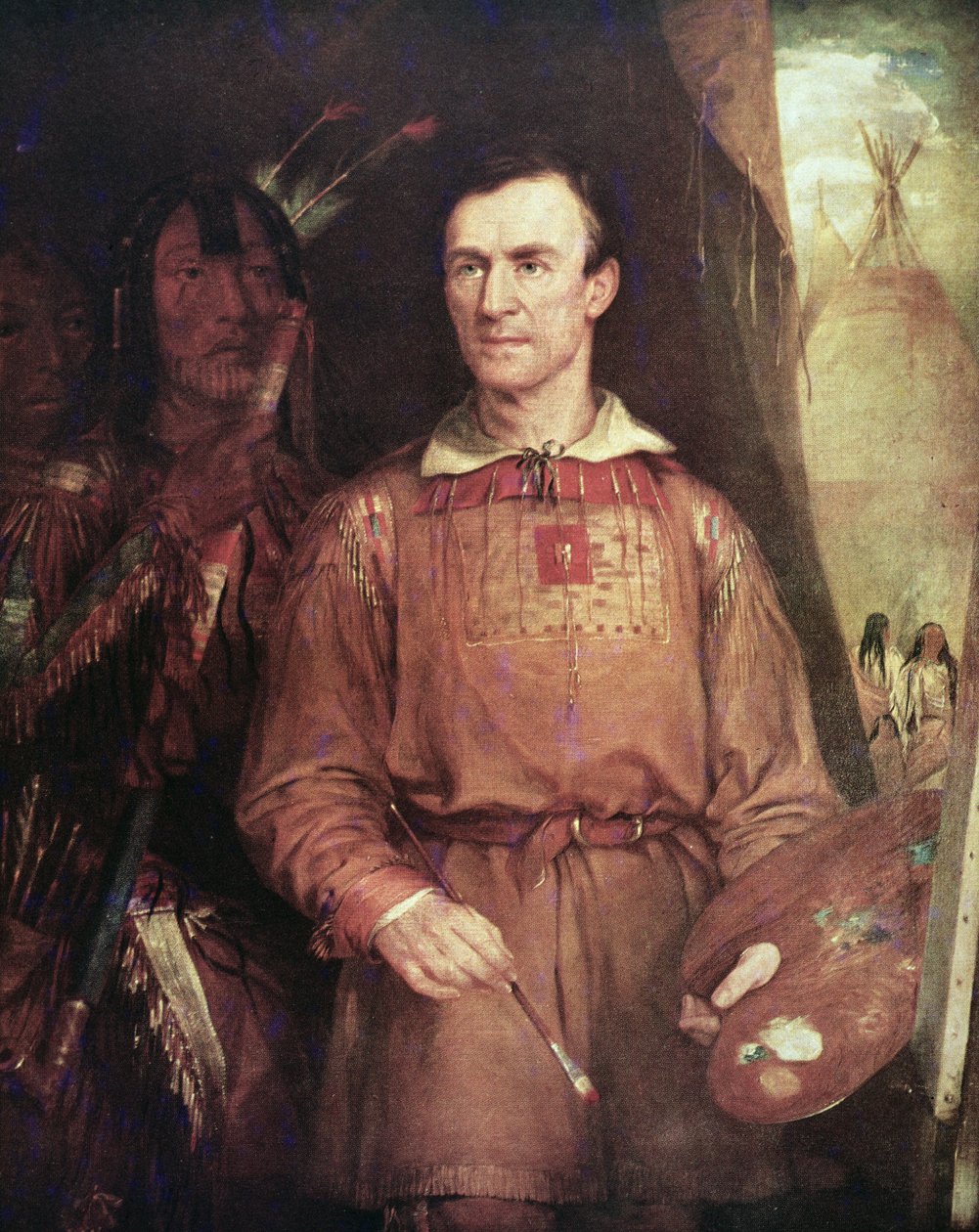 George Catlin (1798-1872) 1849 (öljy kankaalle) tekijältä William Fisk