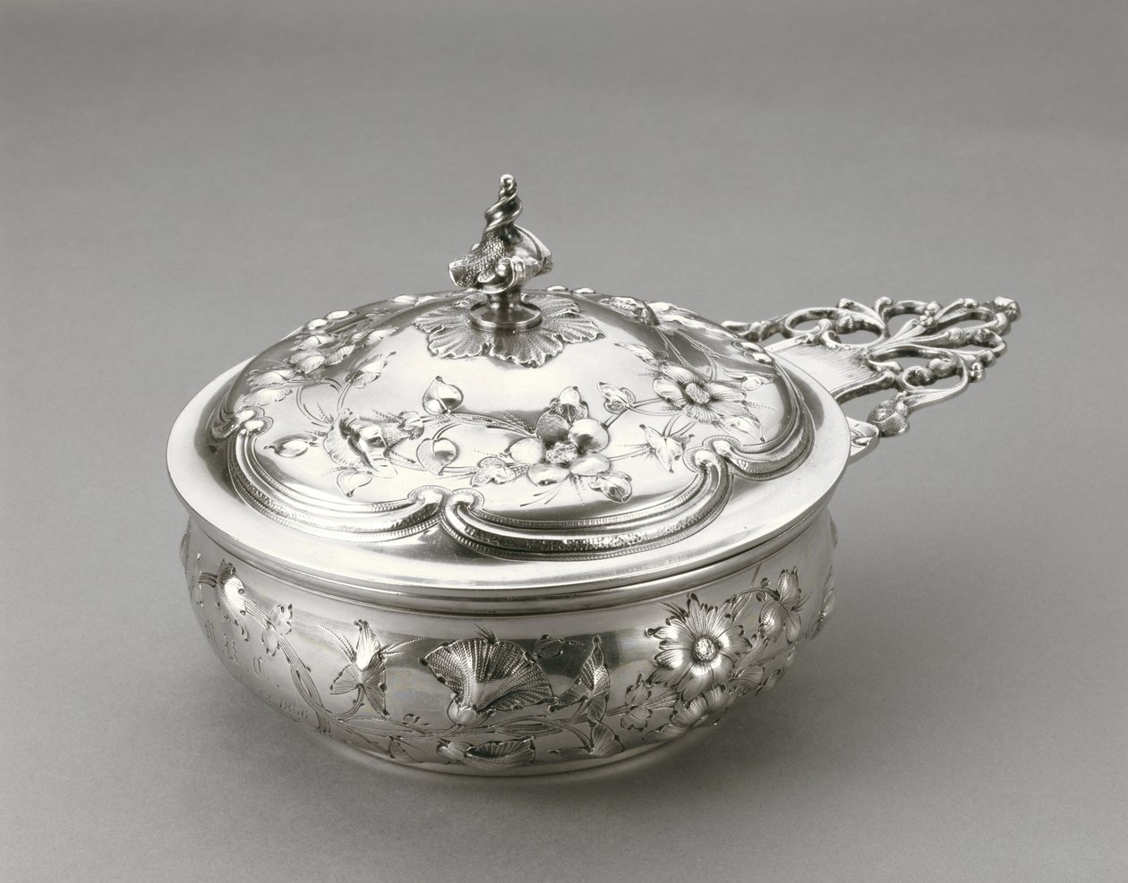 Porringer kannella, c. 1856 (hopea) tekijältä William Forbes