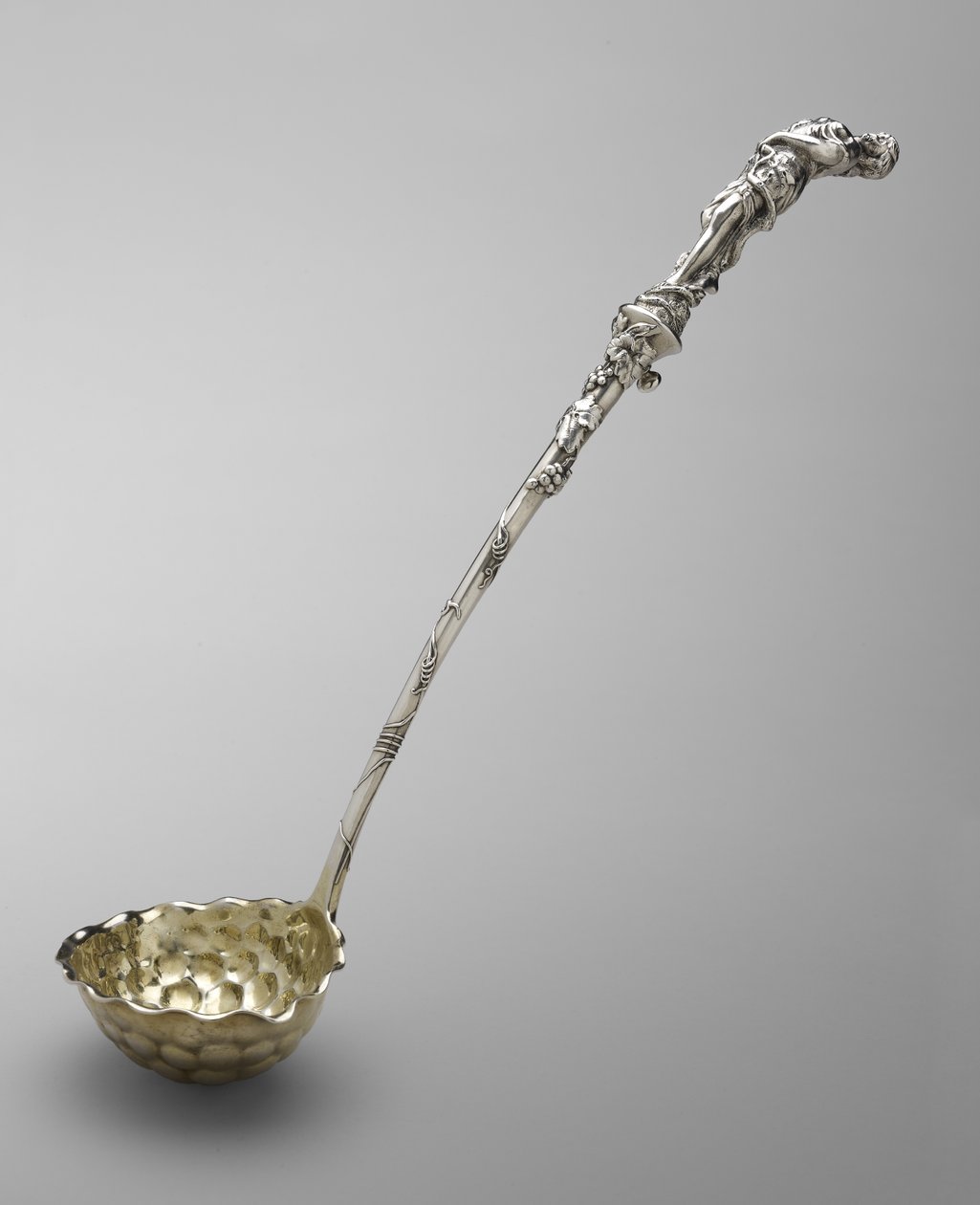 Punch Ladle, c. 1850 (hopea ja hopeakullaus) tekijältä William Forbes