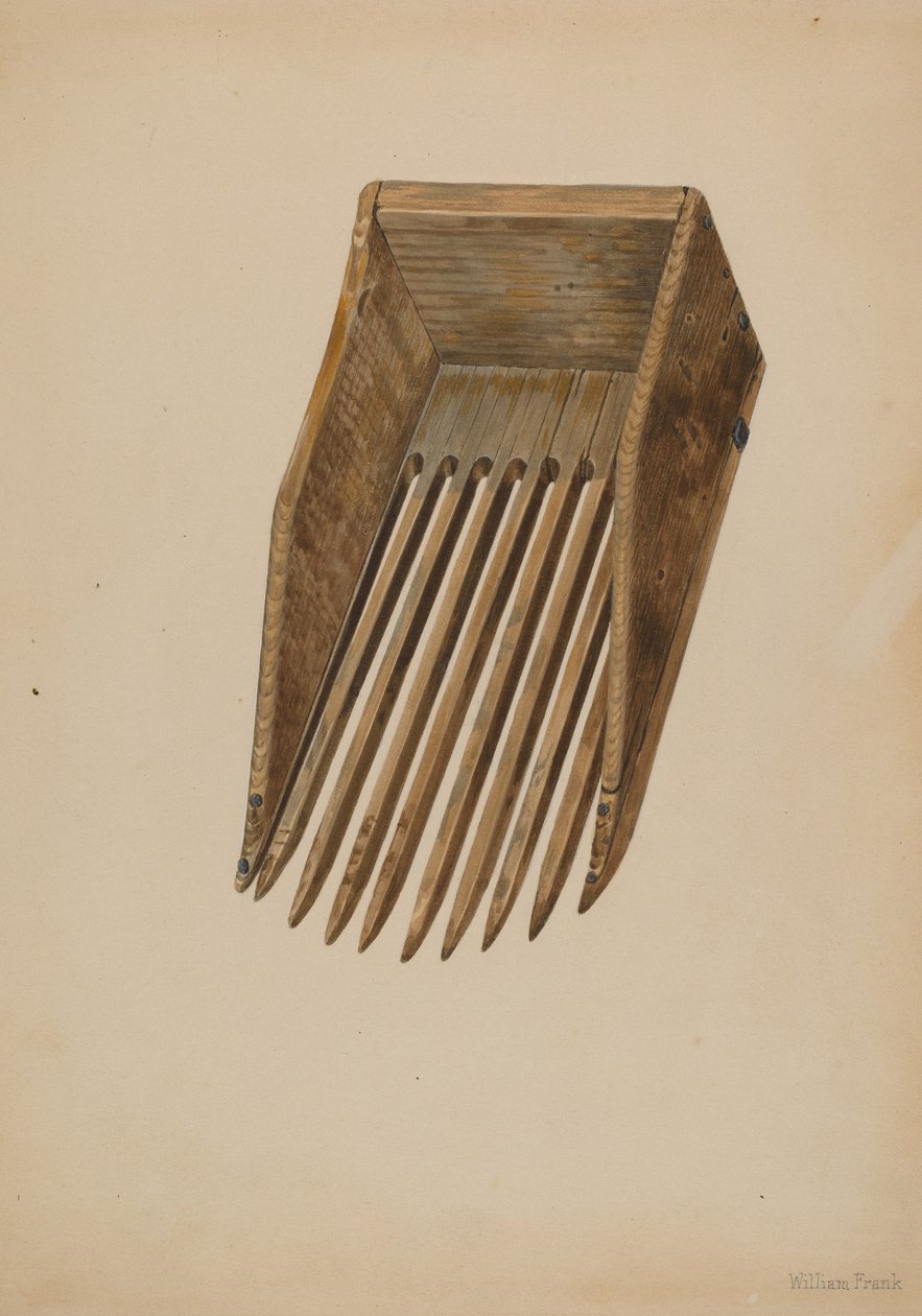Karpalon sadonkorjuukauha, n. 1942. tekijältä William Frank
