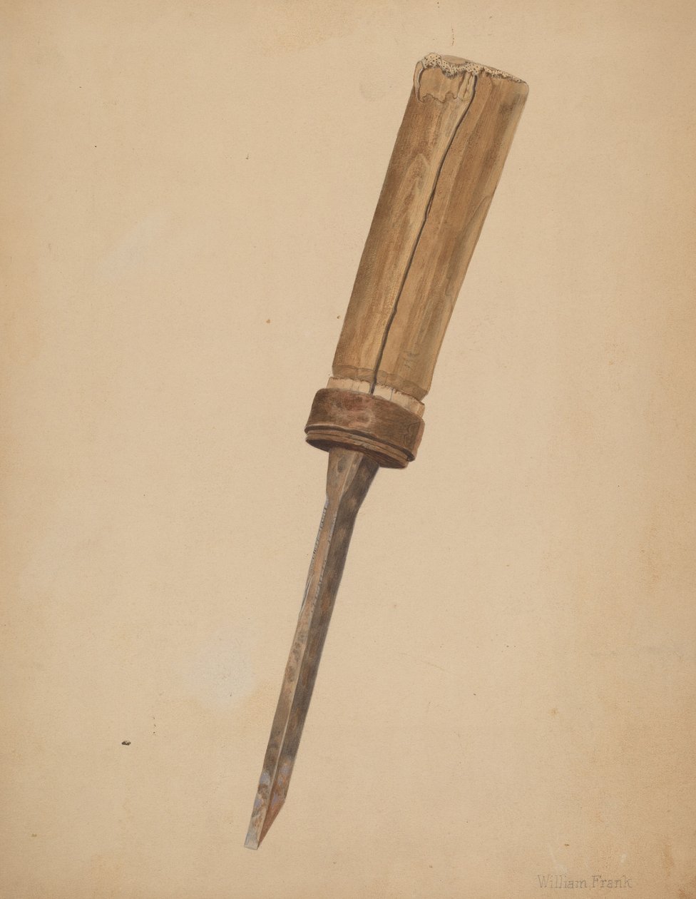 Vaununvalmistajan taltta, n. 1942. tekijältä William Frank