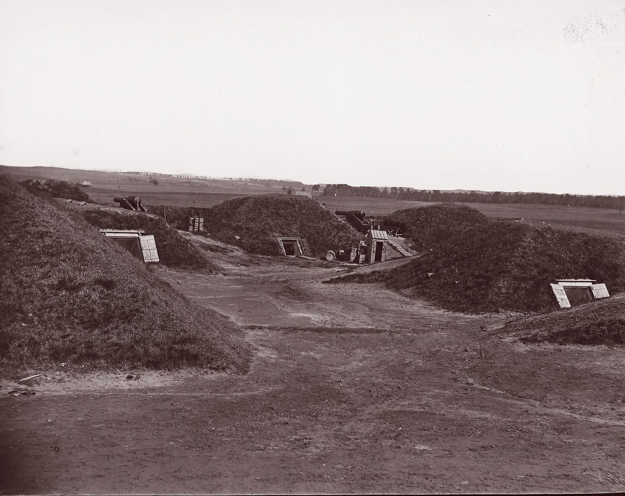 Fort Darling, James River, 1865. tekijältä William Frank Browne.