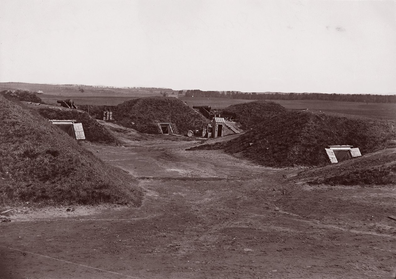 Fort Darling, James River, n. 1865. tekijältä William Frank Browne