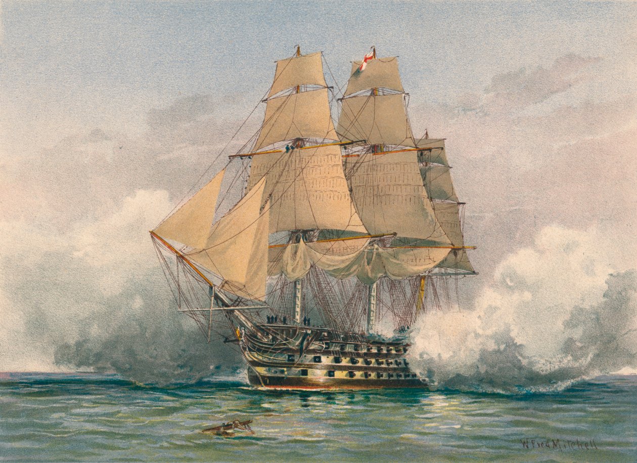 Voitto, lanseerattiin 1765, 1800-luvun loppu - 1900-luvun alku. tekijältä William Frederick Mitchell