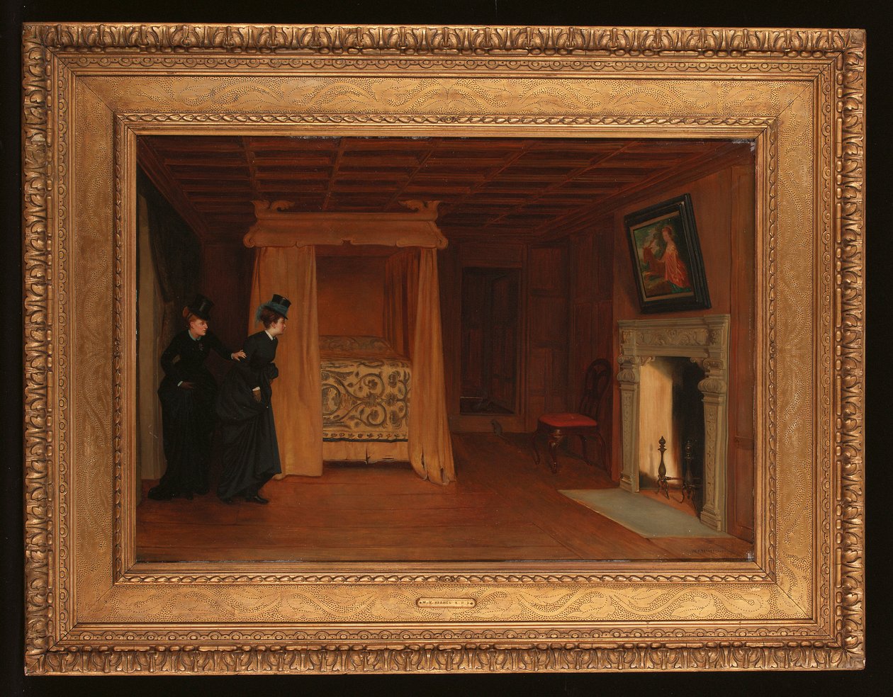 Vierailu Haunted Chamberiin, 1869 tekijältä William Frederick Yeames