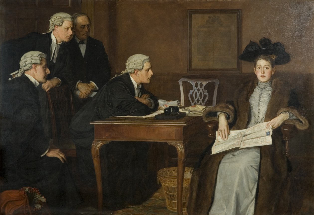 Vastaaja ja asianajaja tekijältä William Frederick Yeames