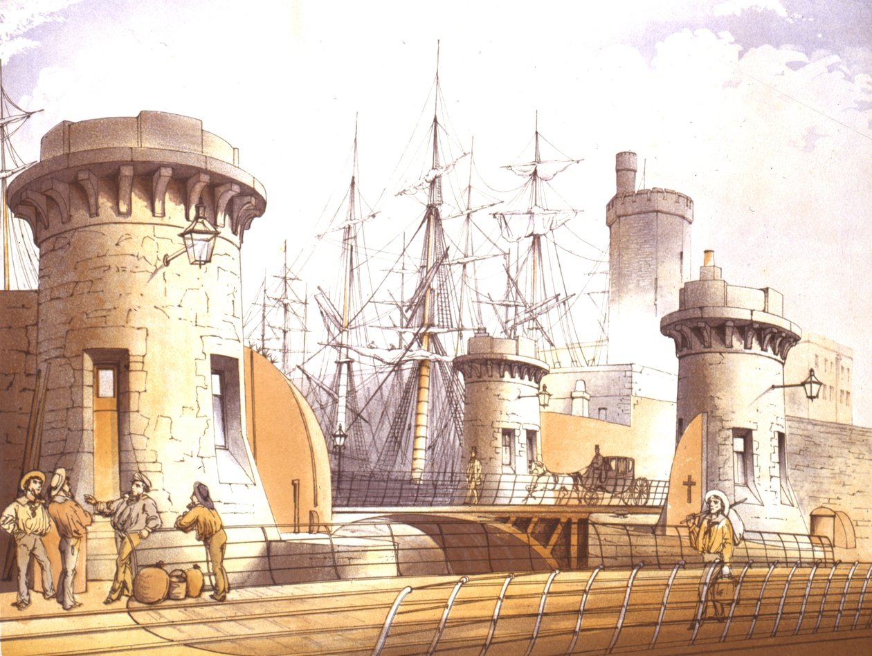Stanley Dock Gates, 1864 tekijältä William Gavin Herdman