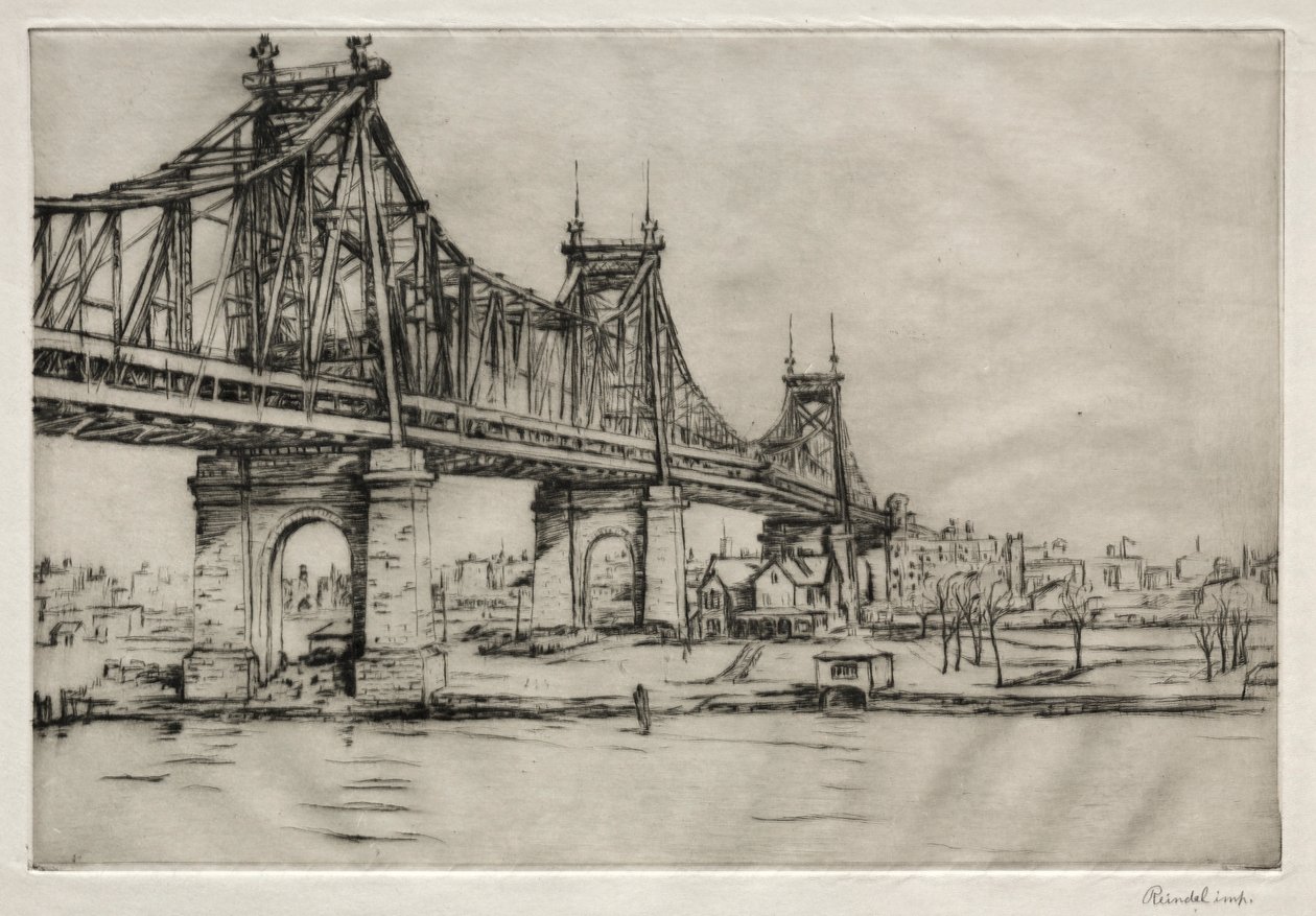 Queensboro Bridge, New York tekijältä William George Reindel