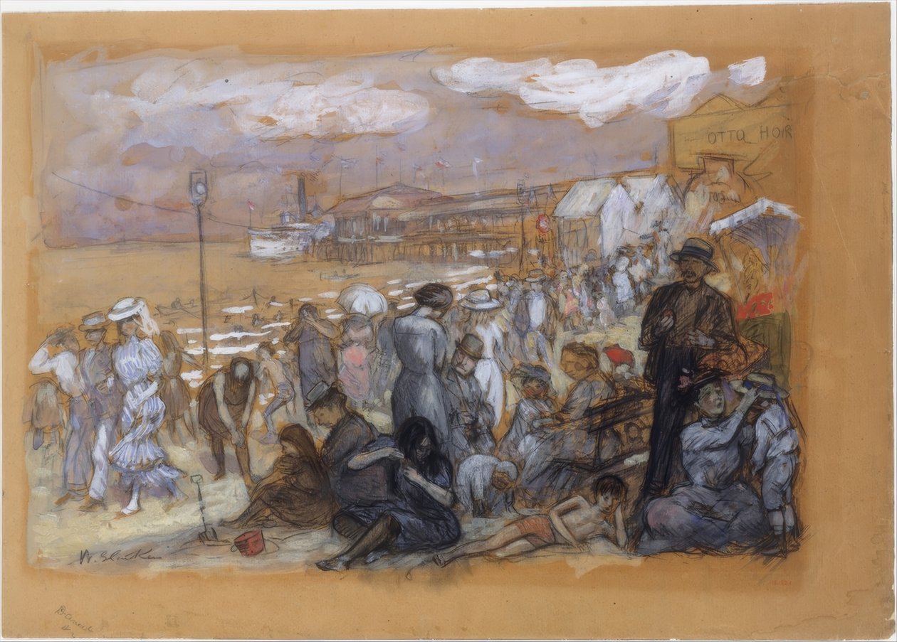 Iltapäivä Coney Islandilla tekijältä William Glackens