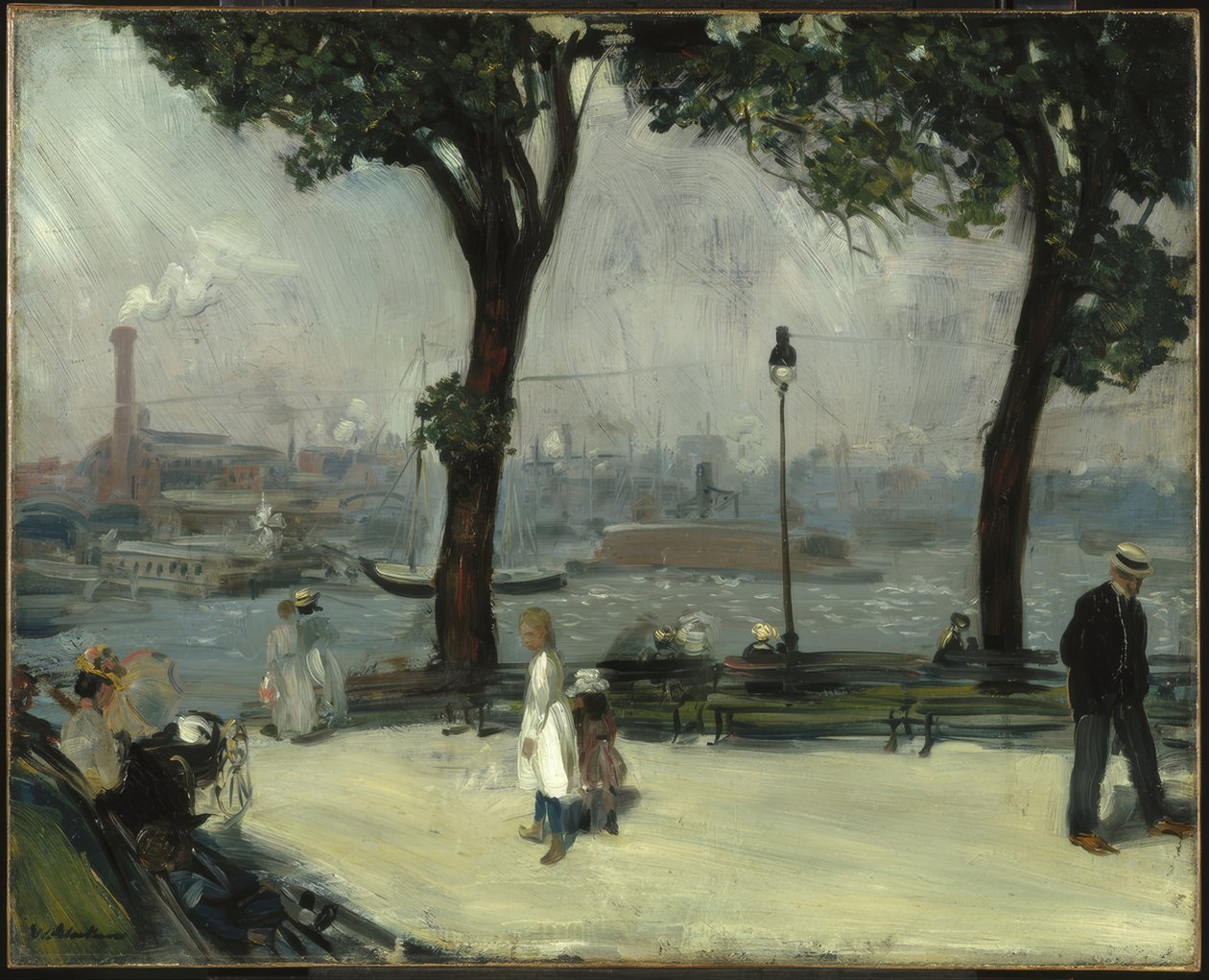 East River Park tekijältä William Glackens