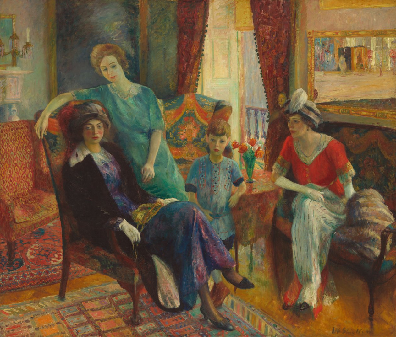 Perheryhmä tekijältä William Glackens
