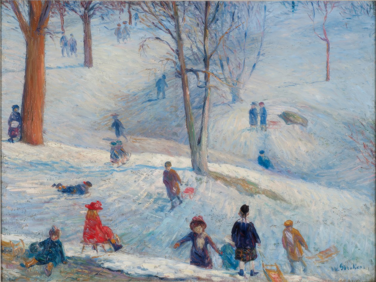 Kelkkailu, Keskuspuisto tekijältä William Glackens