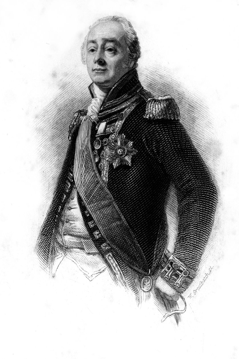 James Saumarez 1759-1836, 1. Baron de Saumarez, 1837. tekijältä William Greatbach