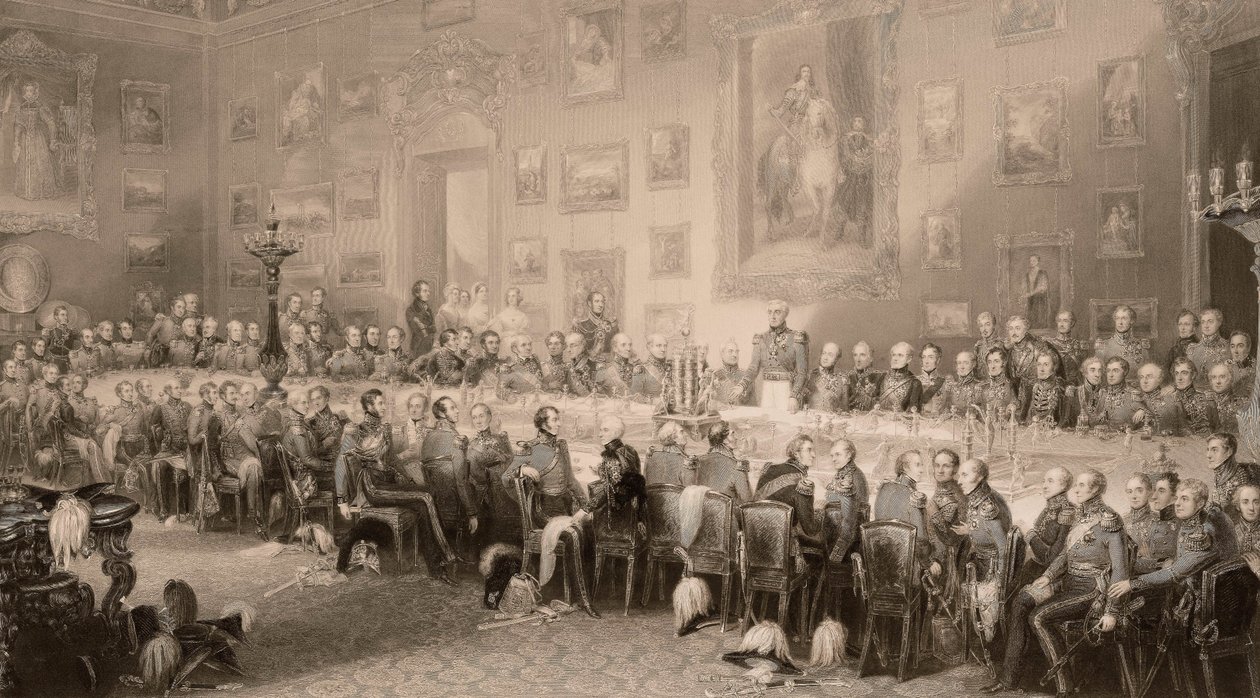 Waterloo-juhla Aspley Housessa 18. kesäkuuta 1836. tekijältä William Greatbach