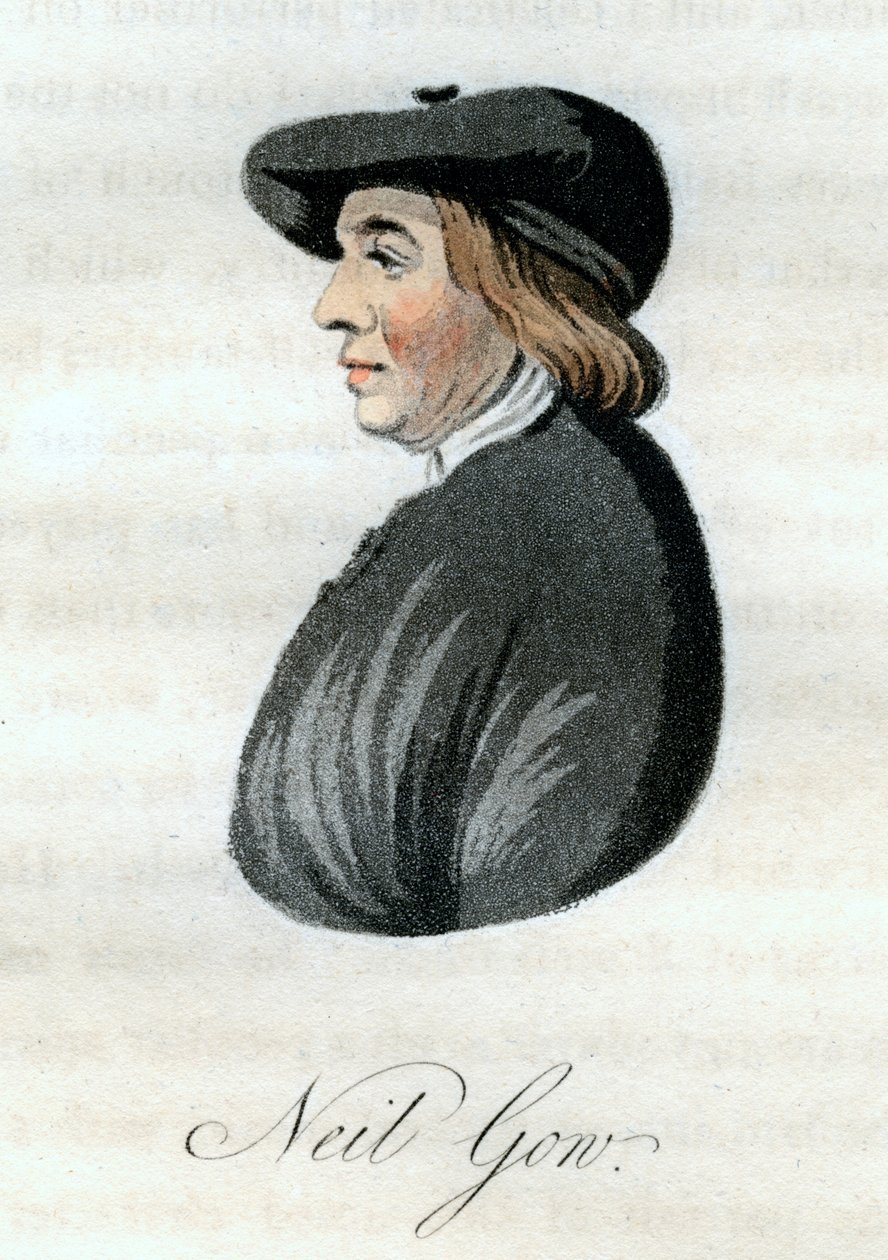 Neil Gow, skotlantilainen viulisti, 1800. tekijältä William Green