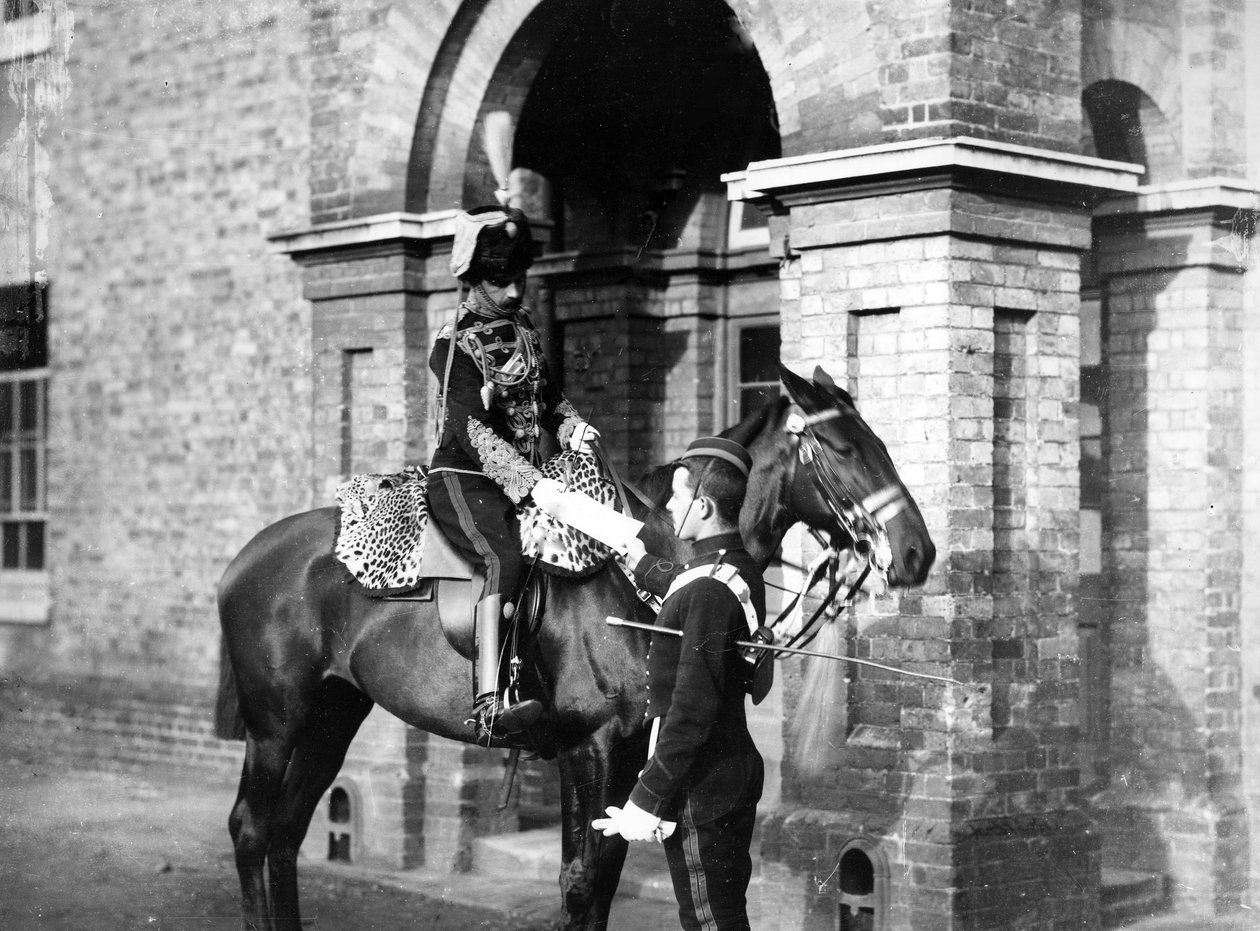 3. husaarien upseeri, noin 1890-luku tekijältä William Gregory