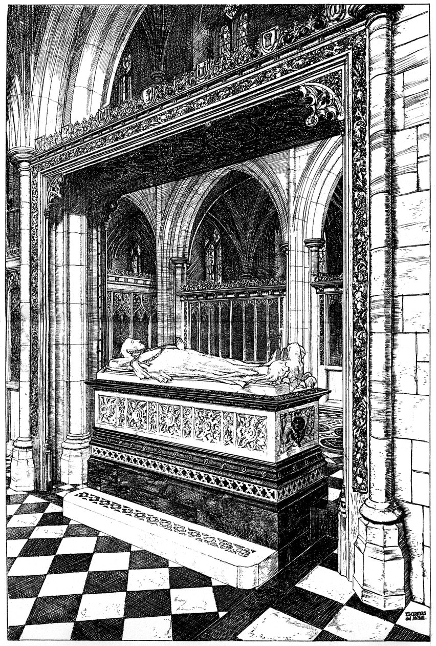 Westminsterin edesmenneen herttuan muistomerkki, Eccleston Church, Eccleston, Cheshire, 1902-1903. tekijältä William Griggs