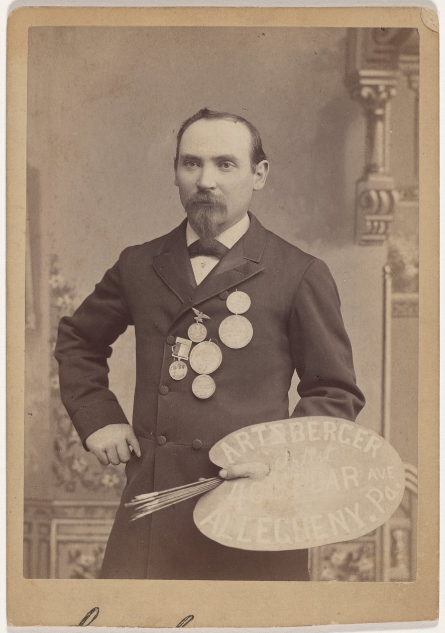 Miehen muotokuva, 1900-luvun alku (valokuva) tekijältä William H. Artzberger