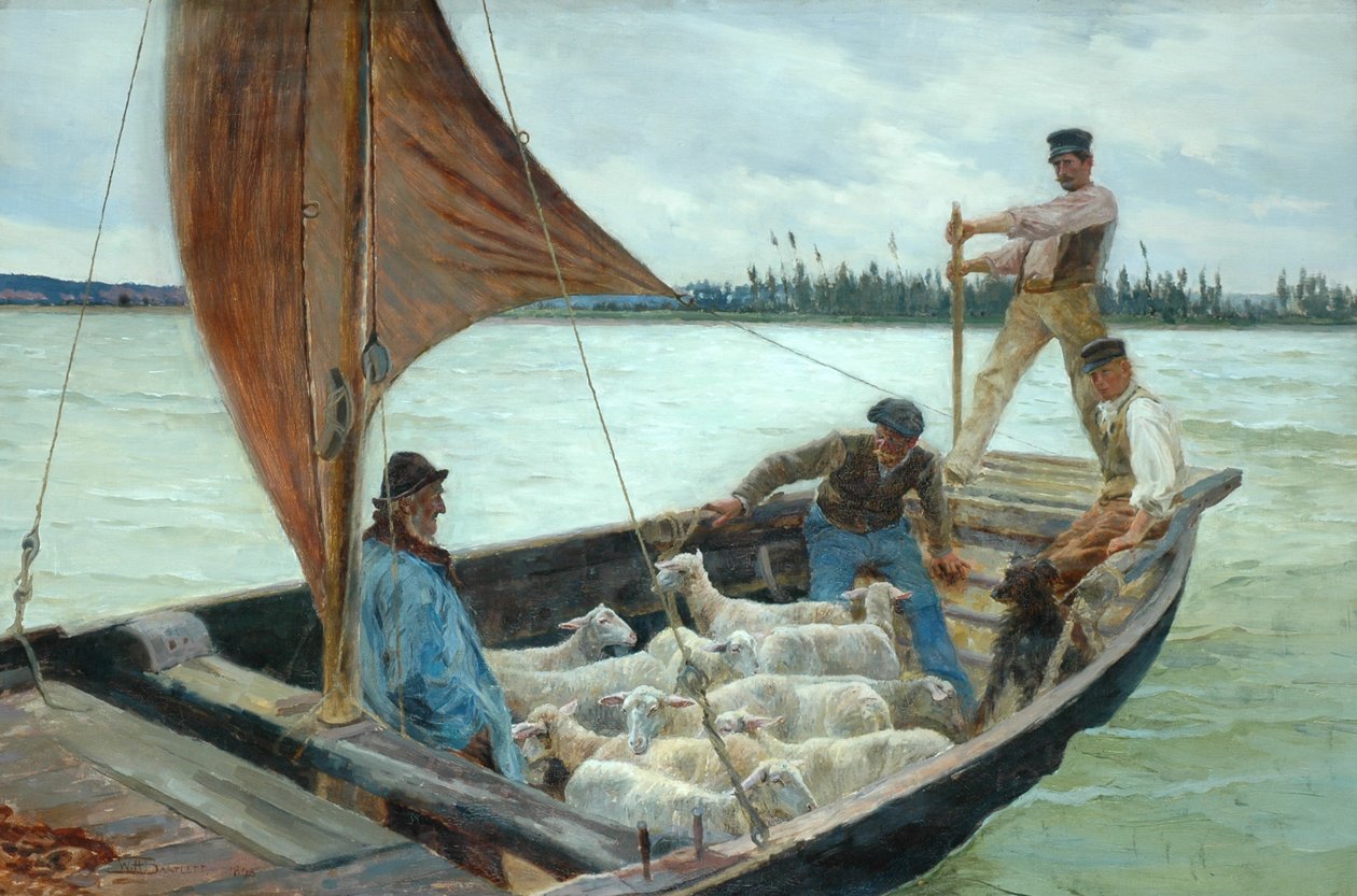 Breezy Crossing, 1893 tekijältä William H. Bartlett
