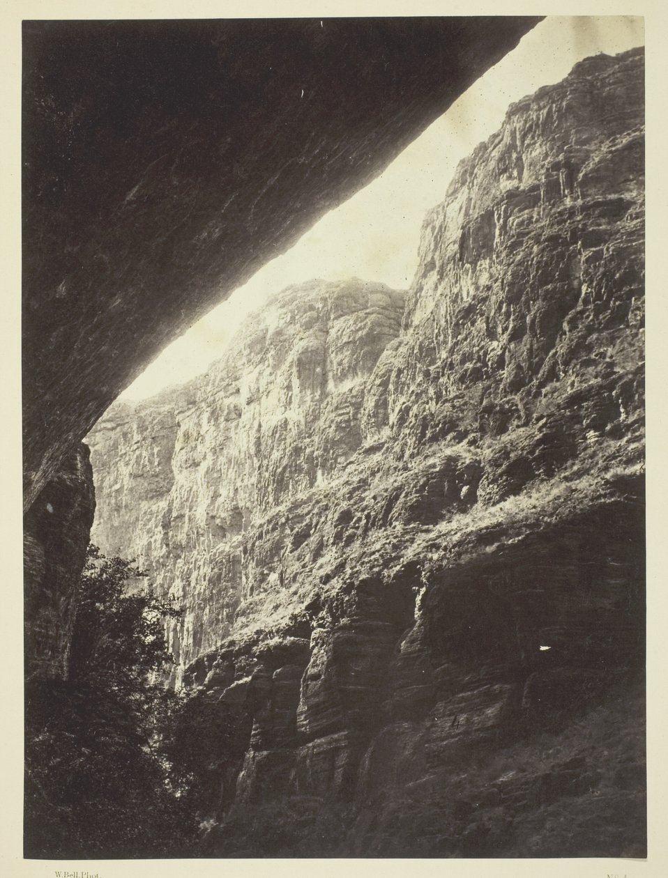 Kanab Washin Cañon, Colorado River, etelään katsottuna tekijältä William H. Bell