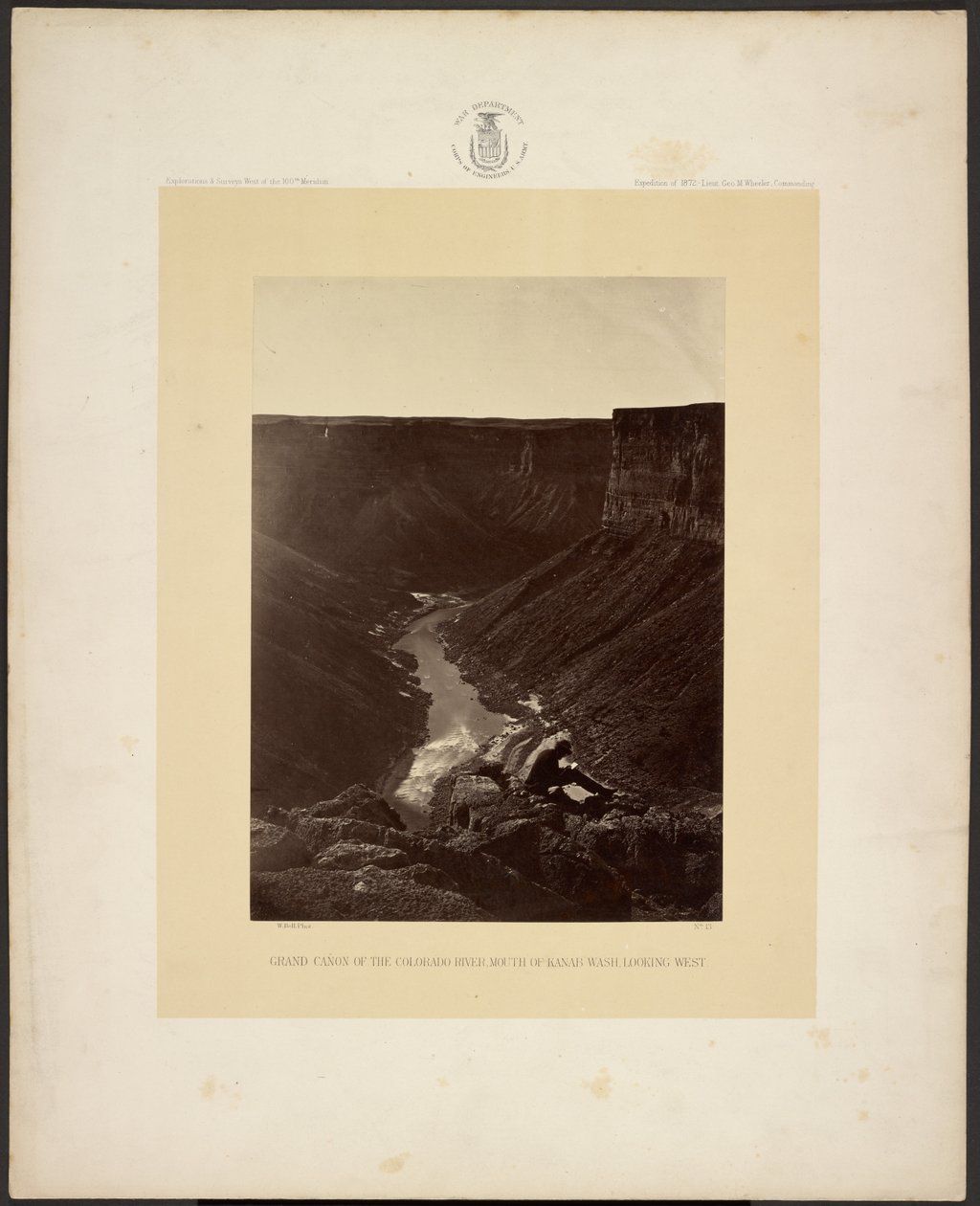 Coloradojoen Grand Cañon, Kanab Washin suu, länteen katsottuna tekijältä William H. Bell