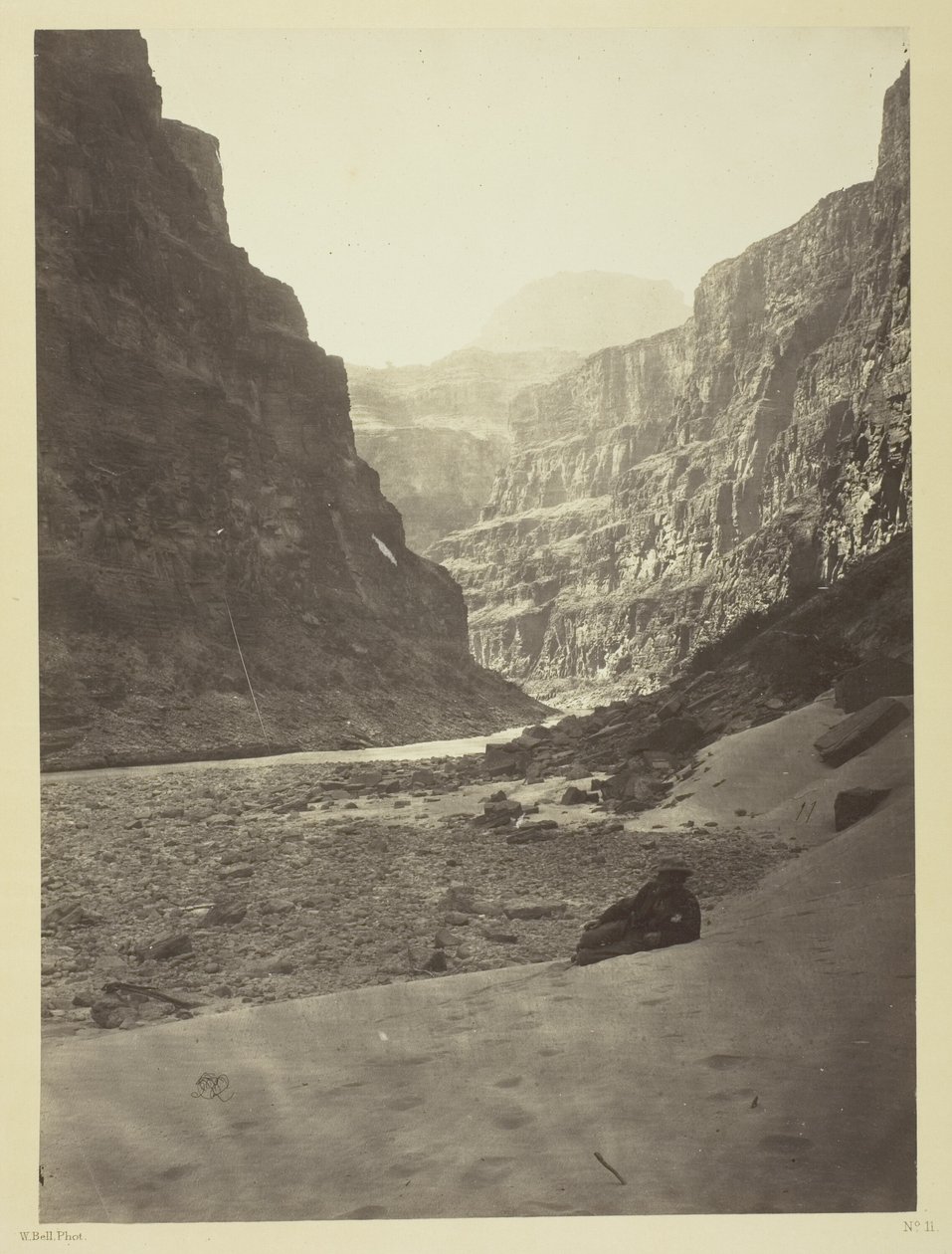 Coloradojoen Grand Cañon, Kanab Washin suu, länteen katsottuna tekijältä William H. Bell