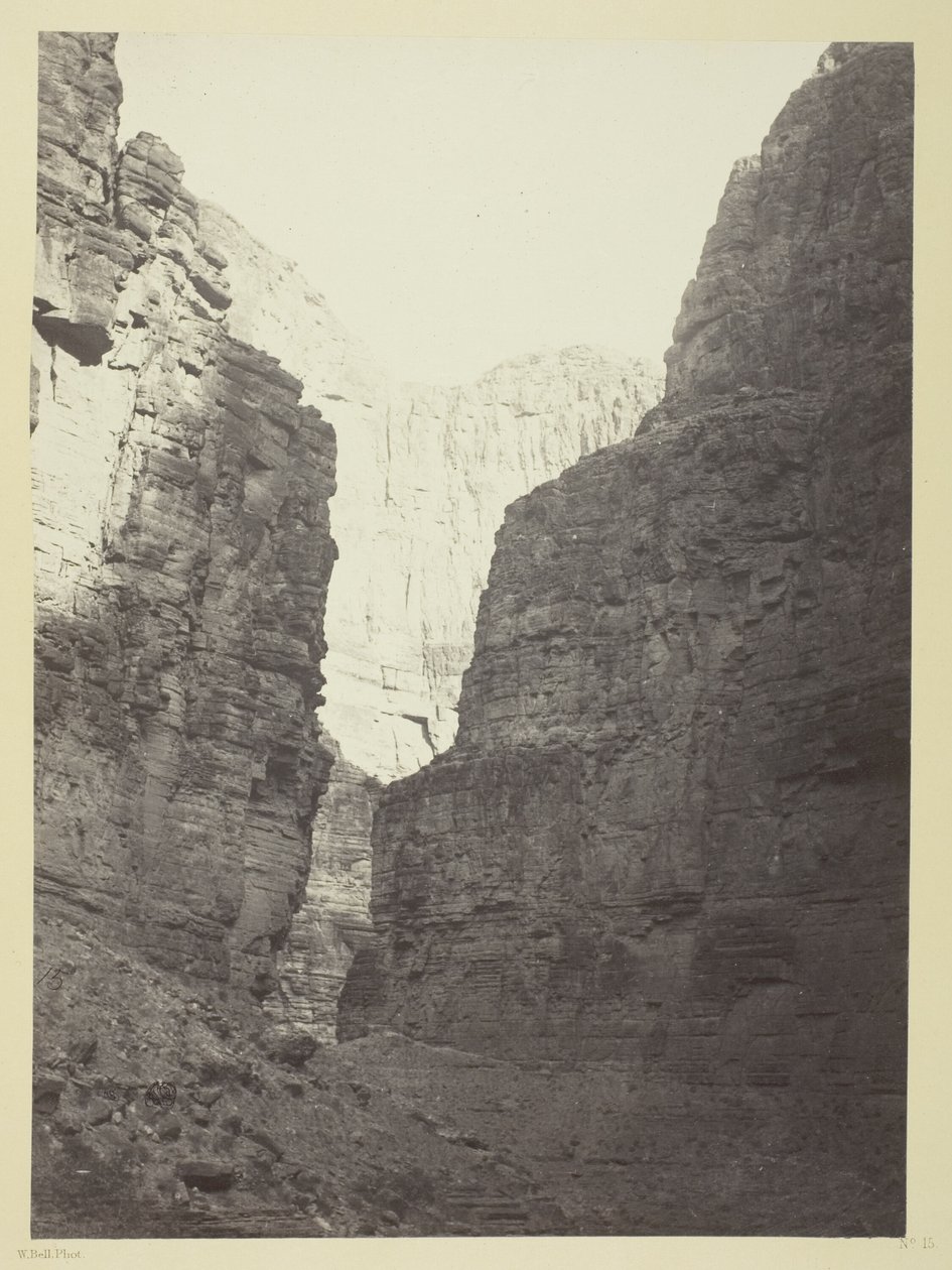 Kalkkikiviseinät Kanab Wash, Colorado-joki tekijältä William H. Bell