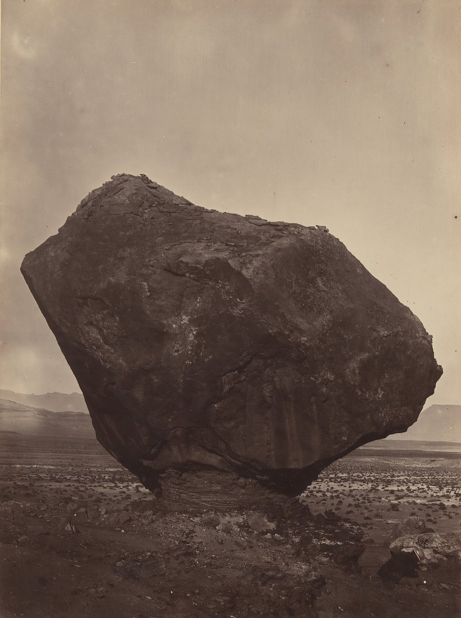 Perched Rock, Rocker Creek, Arizona, 1872. tekijältä William H. Bell
