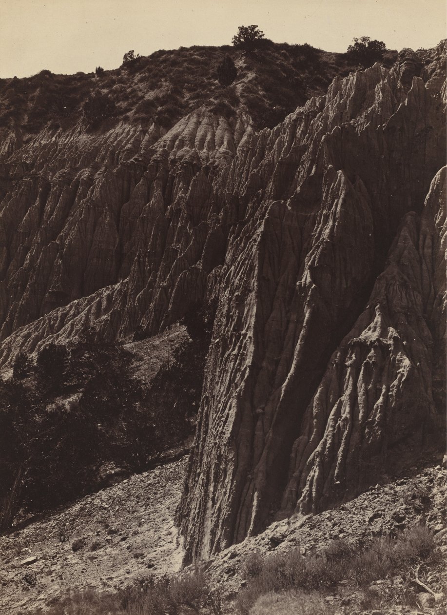 Rain Sculpture, Salt Creek Canon, Utah, 1872. tekijältä William H. Bell