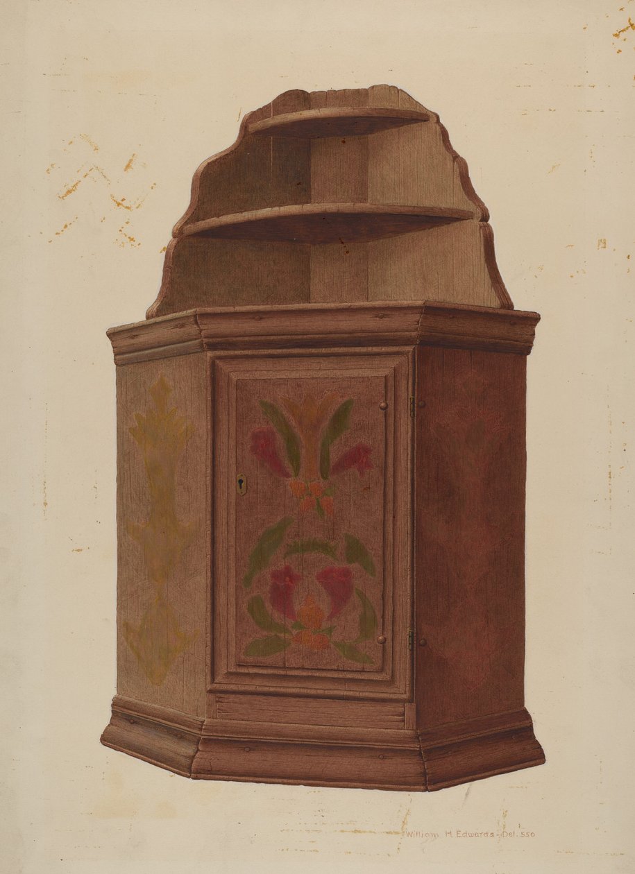 Kulmakaappi, c. 1942. tekijältä William H Edwards
