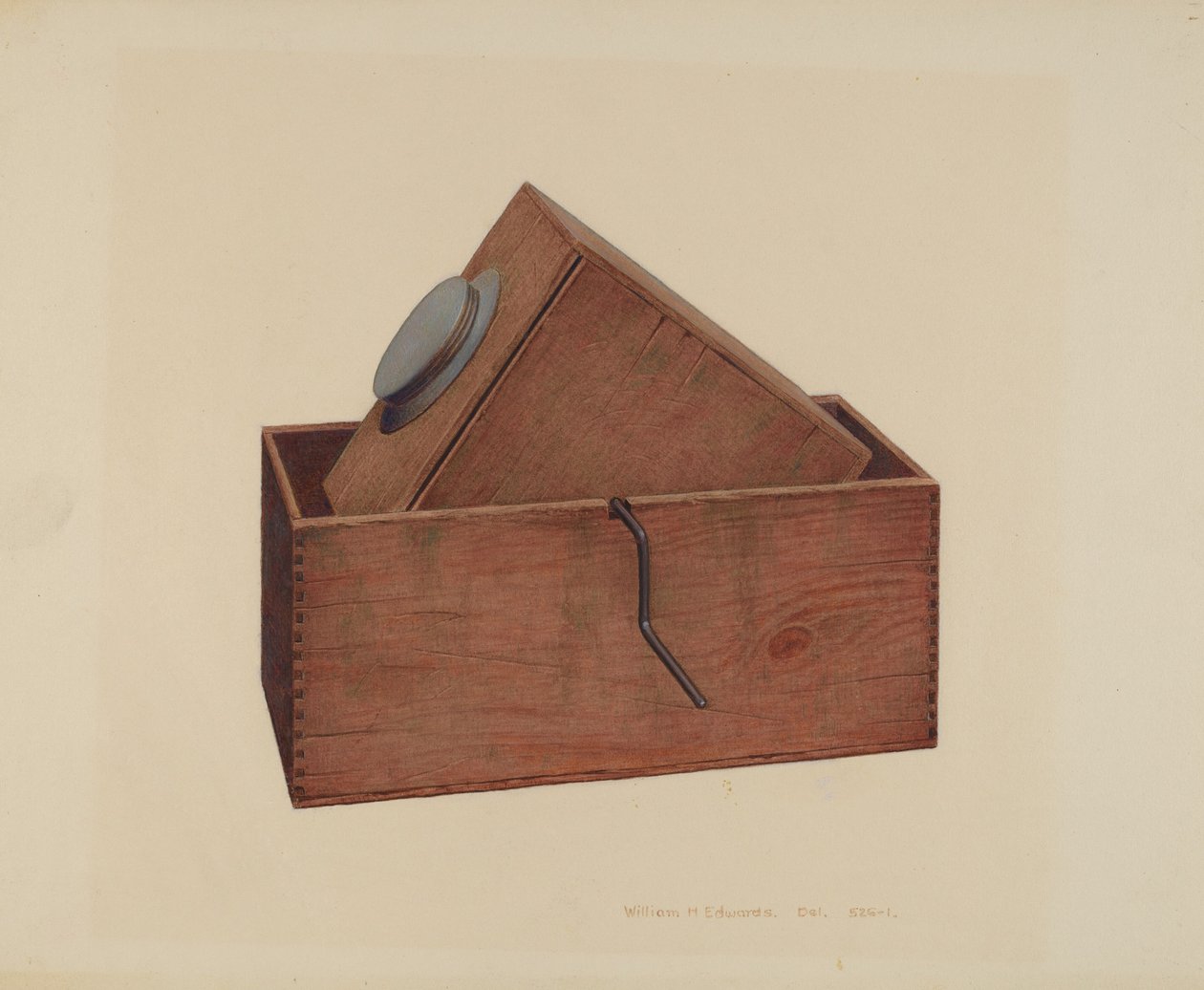Jäätelön pakastin, c. 1939. tekijältä William H Edwards