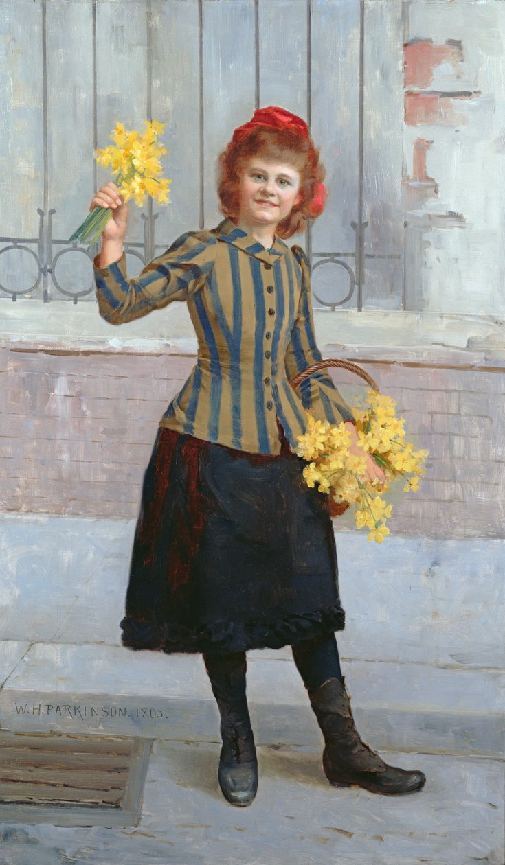 Neiti Gertie Millerin muotokuva, 1893 tekijältä William H. Parkinson