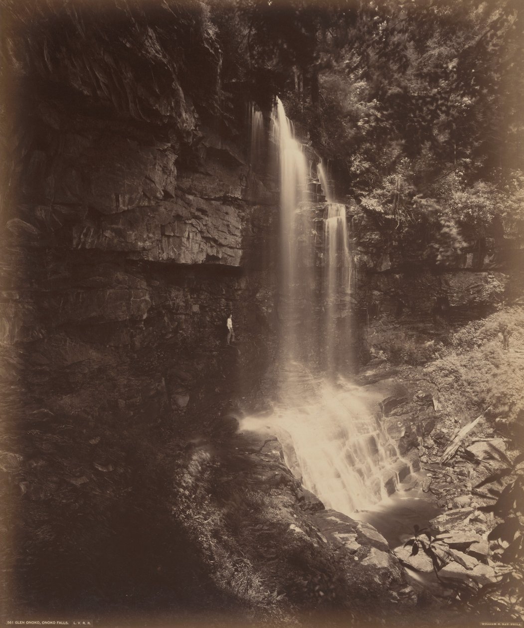 Glen Onoko, Onoko Falls tekijältä William H. Rau