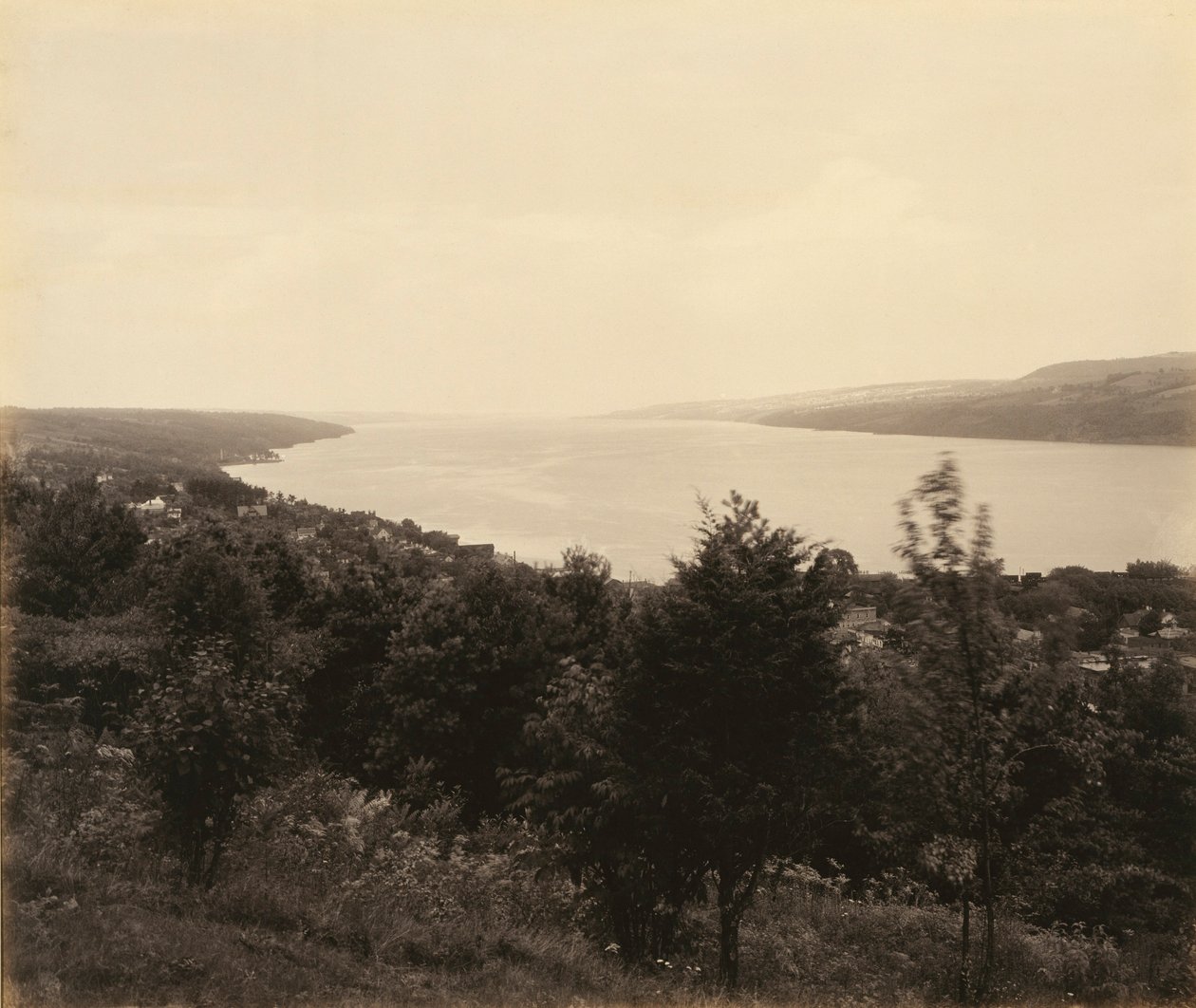 Seneca Lake ja Watkins Glen, Lehigh Valley Railroad -rautatietä varten. tekijältä William H. Rau
