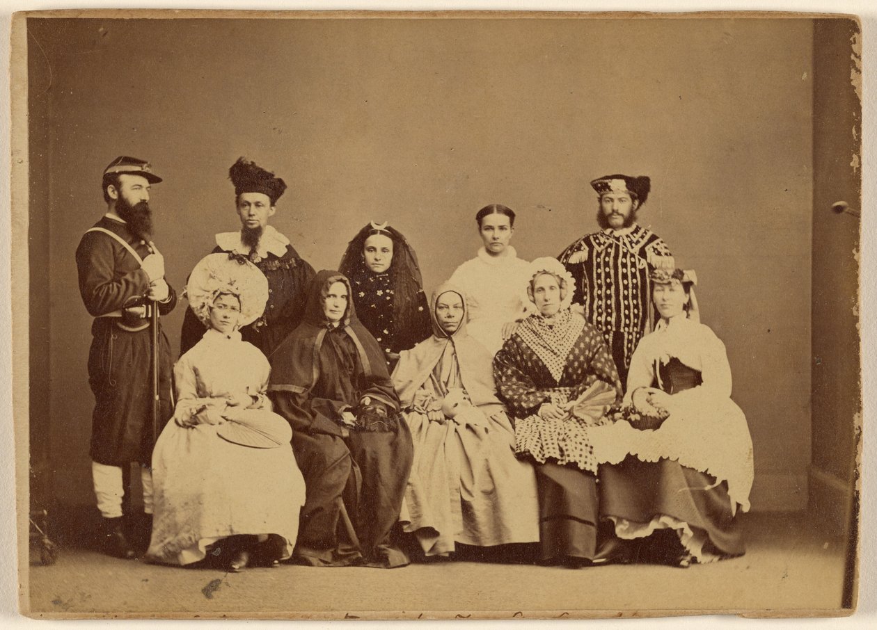 Naamiaiset 18. helmikuuta 1868 - Friendship Hall Phila. tekijältä William H. Rhoades