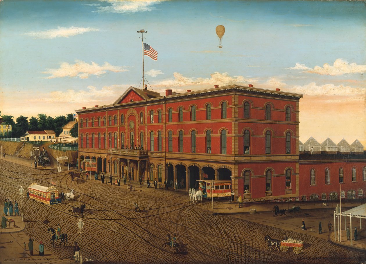 Third Avenue Railroad Depot, n. 1859-60. tekijältä William H Schenck