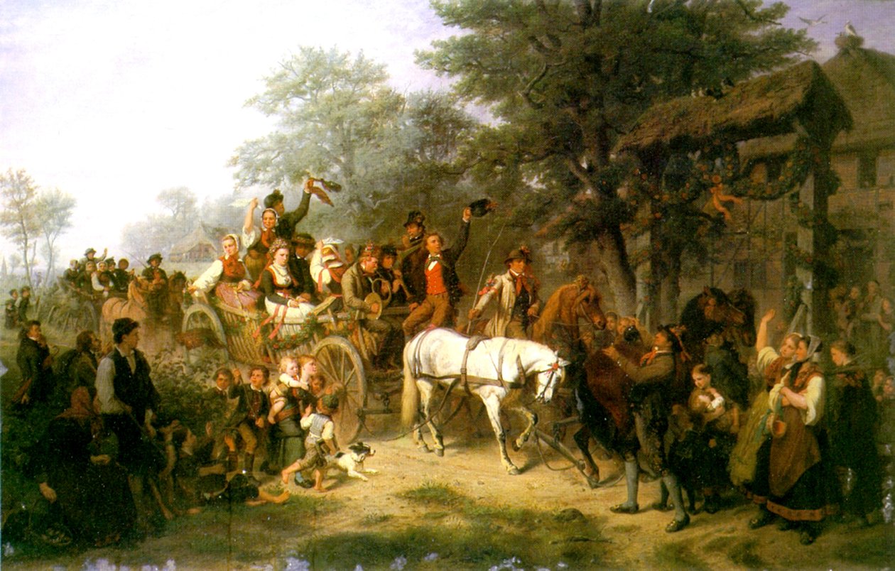 Kylän häät, 1859 tekijältä William Hahn