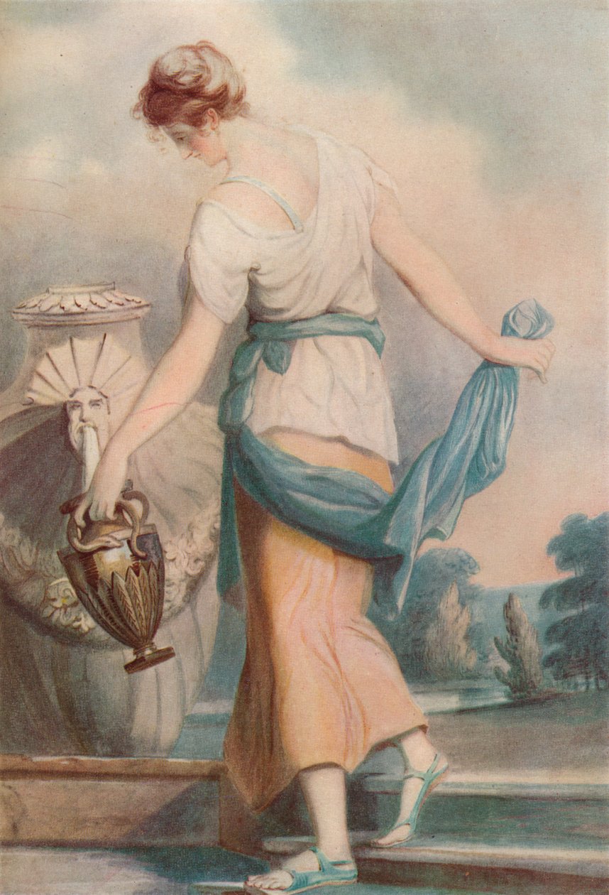 Suihkulähteellä, 1770-1801, 1924 tekijältä William Hamilton
