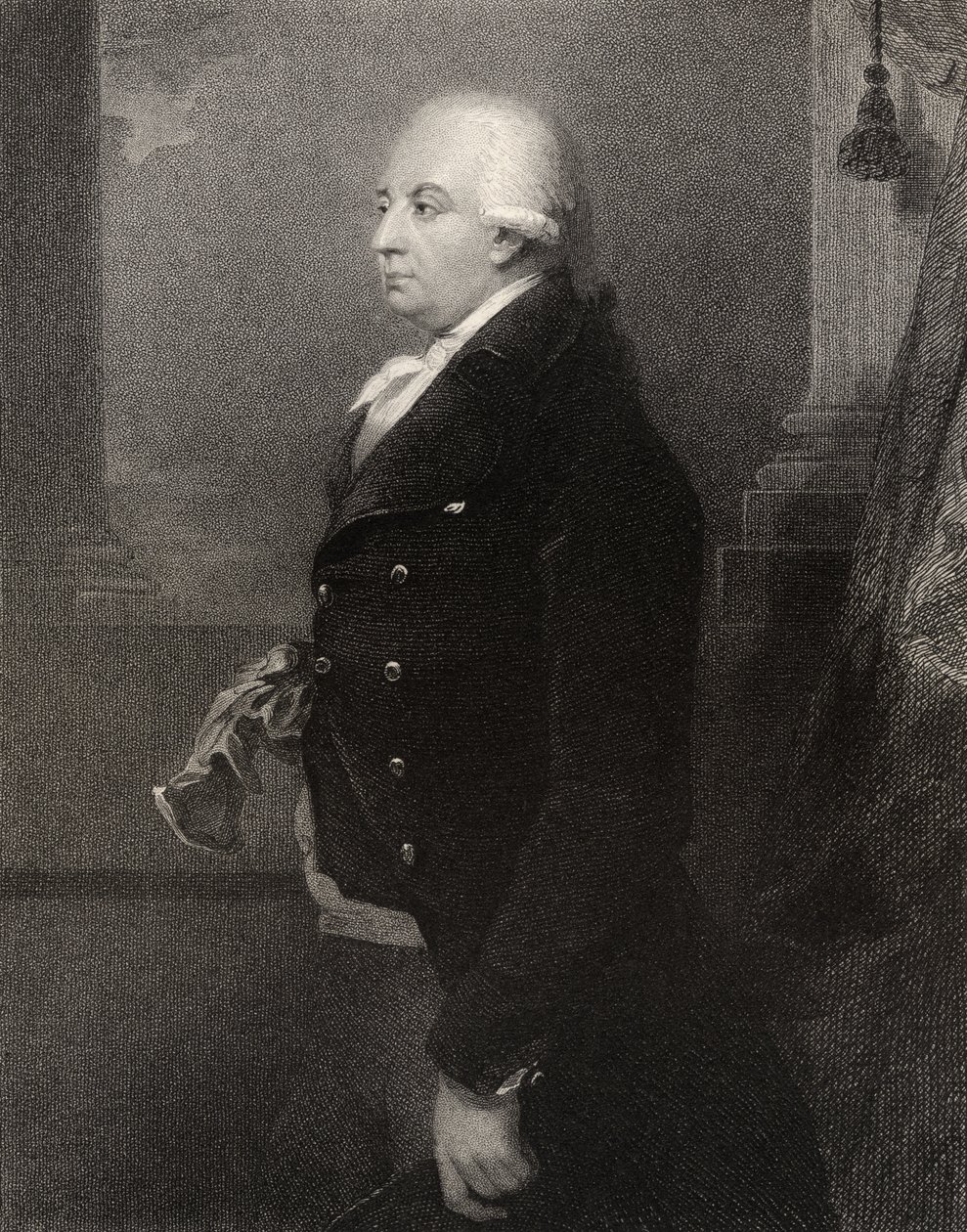 John Ker, Roxburghen kolmas herttua, kaiverrettu E.C. Wagstaff, National Portrait Gallery, osa IV, julkaistu noin 1835 tekijältä William Hamilton