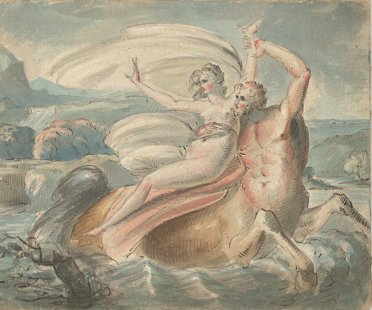 Deianiran sieppaus, 1770-80. tekijältä William Hamilton