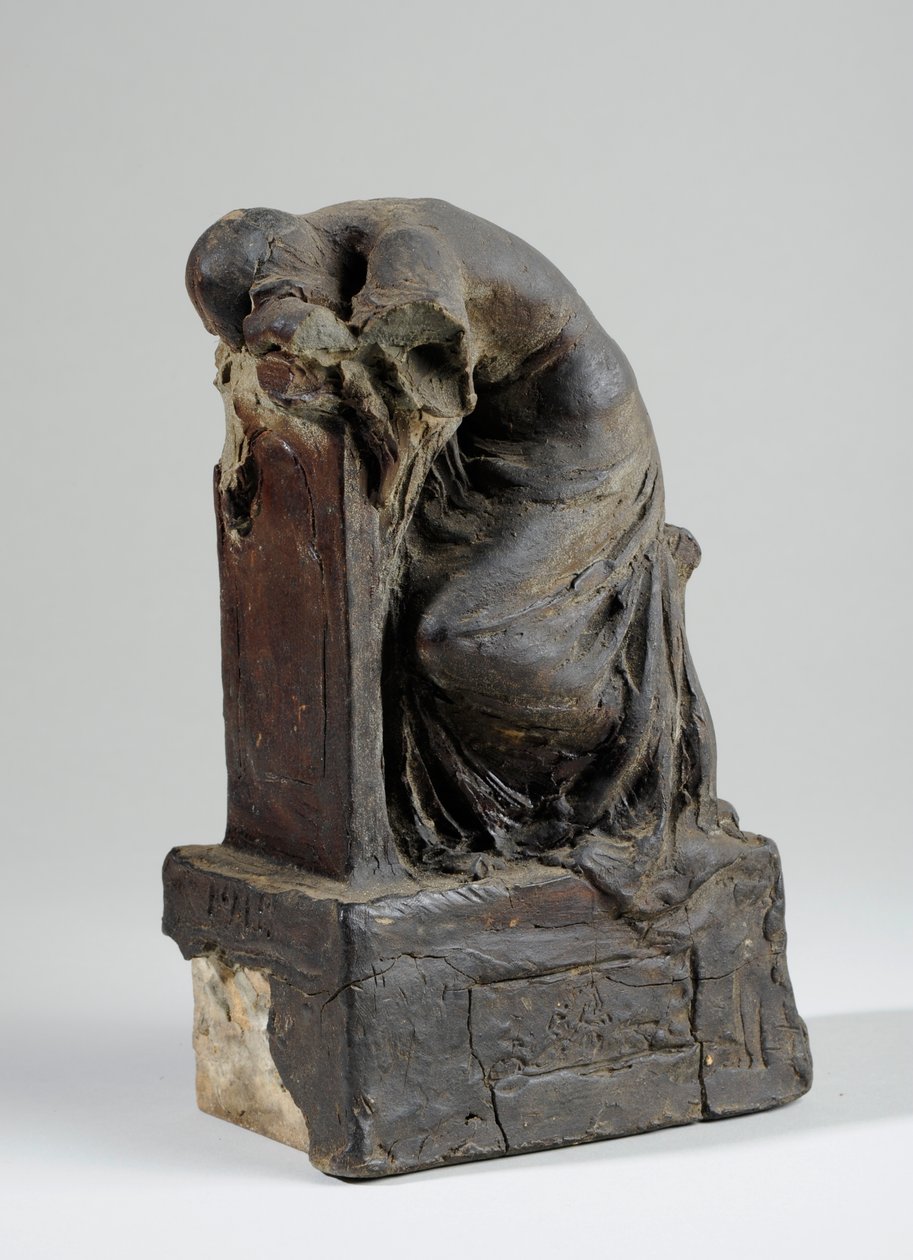 Maquette for the Figur of Grief (muovailuvaha) (katso myös 440342) tekijältä William Hamo Thornycroft