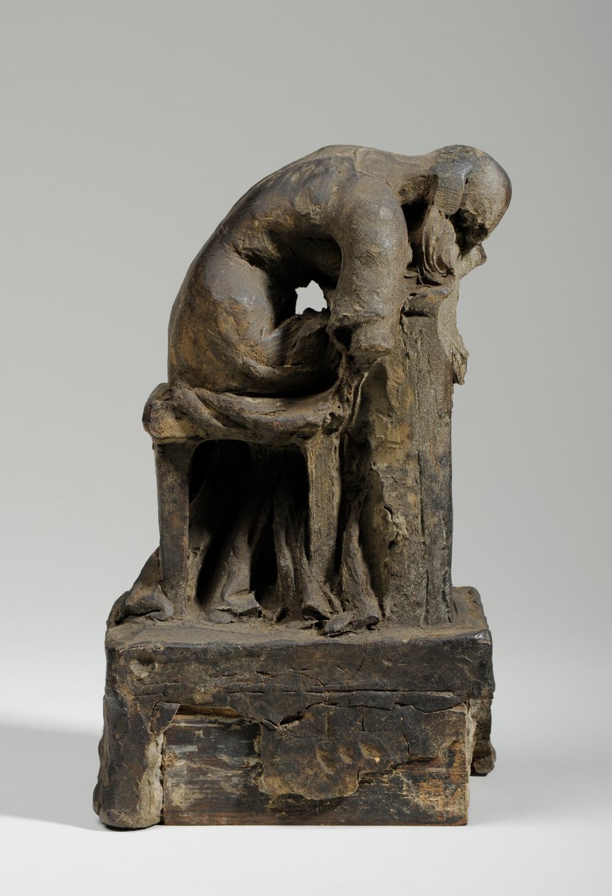 Maquette for the Figur of Grief (muovailuvaha) (katso myös 440343) tekijältä William Hamo Thornycroft