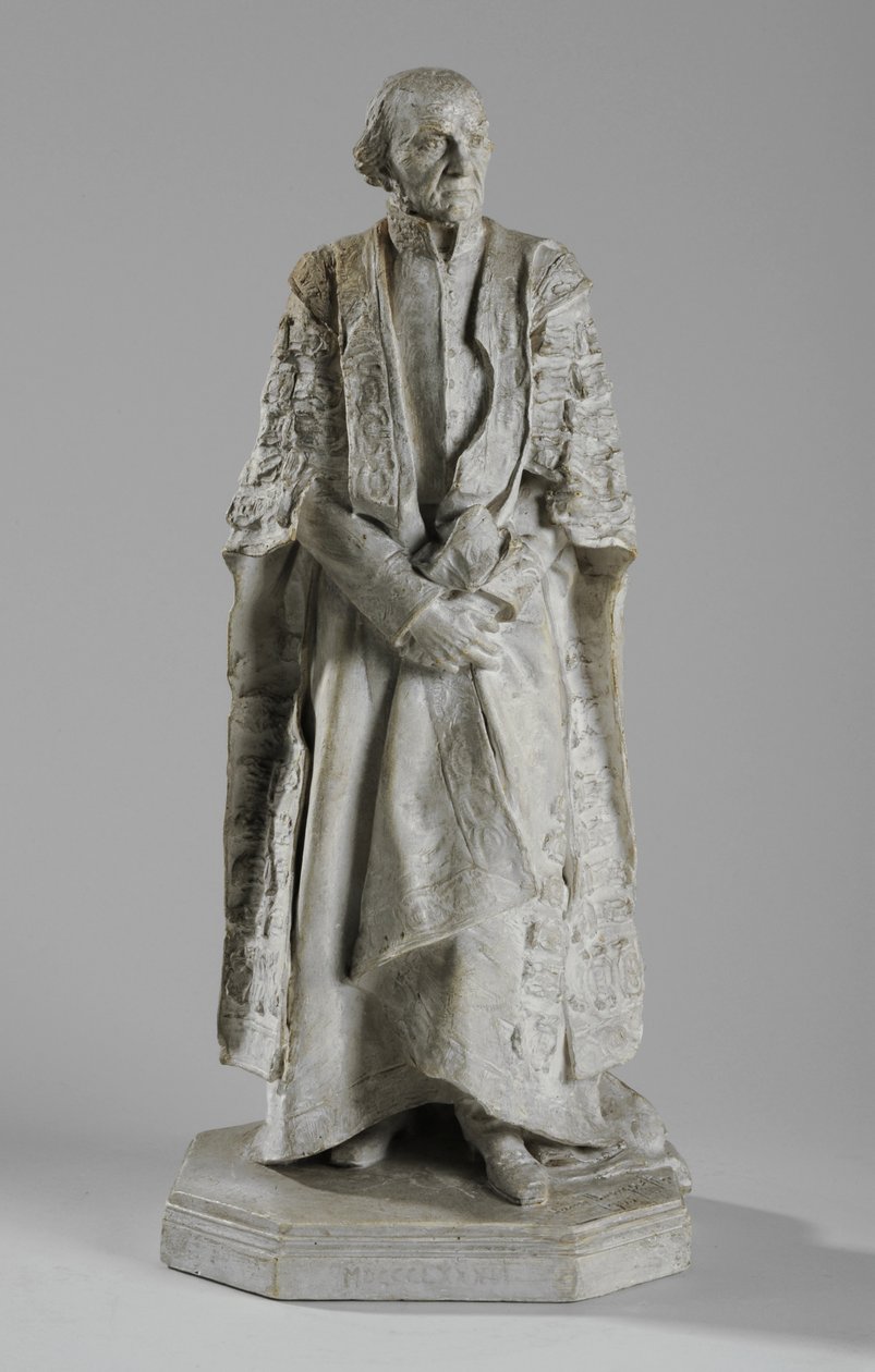 Maquette William Ewart Gladstonen patsaalle The Strandissa, Lontoossa, n. 1905 tekijältä William Hamo Thornycroft