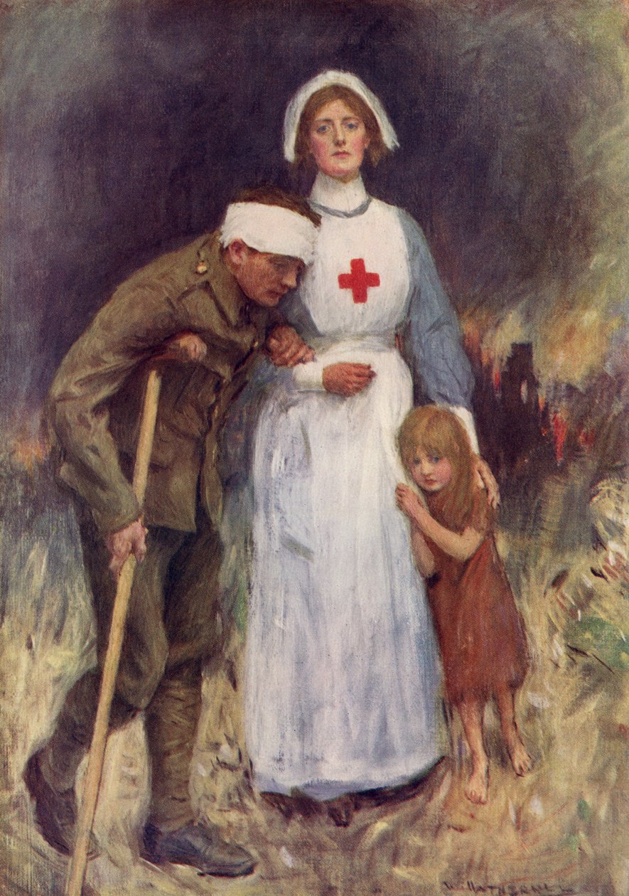 Punaisen Ristin sairaanhoitaja ensimmäisessä maailmansodassa tekijältä William Hatherell