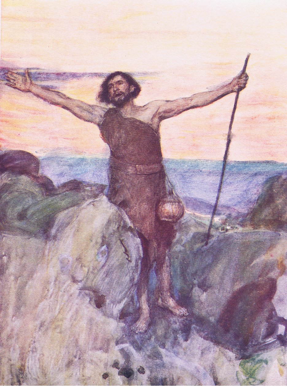 Erään ääni, joka huutaa erämaassa, Raamatun kertomuksesta, jonka on julkaissut Hodder & Stoughton, n. 1930. tekijältä William Hatherell