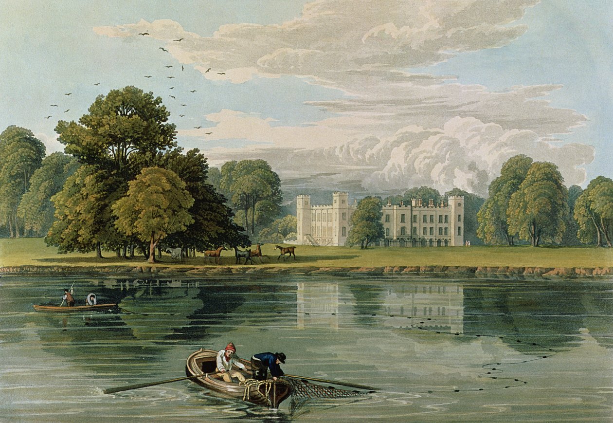Sion House, kaiverrus Robert Havell (1769-1832) 1815 (värikaiverrus) tekijältä William Havell