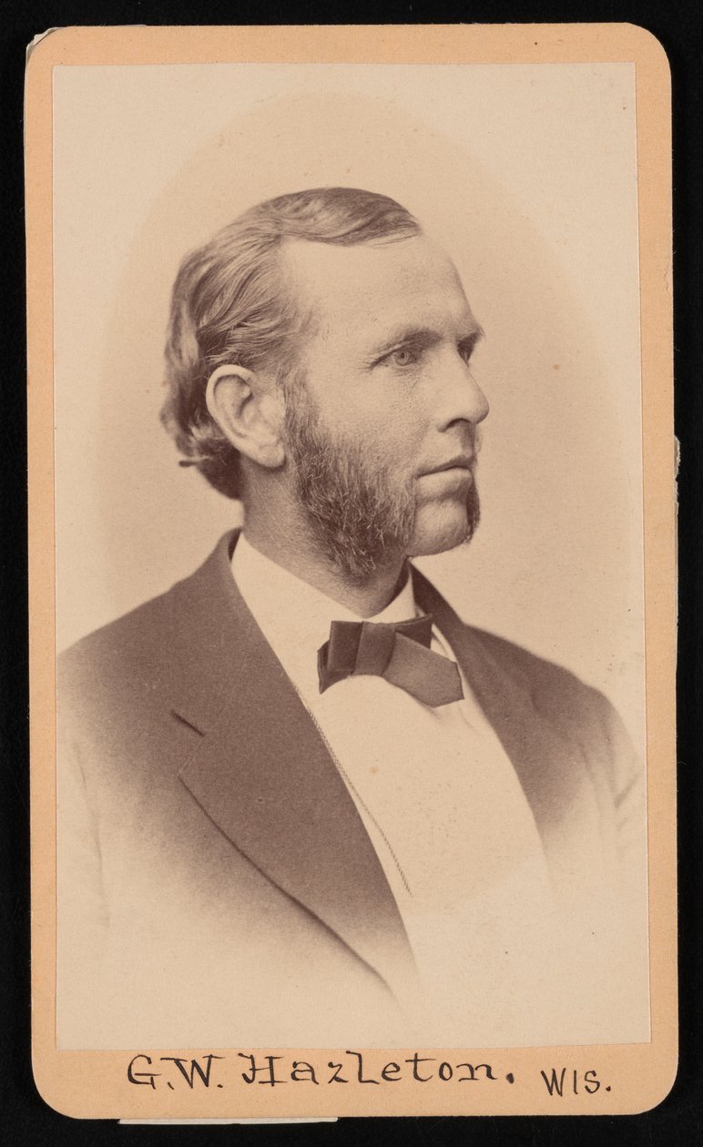 Gerry Whiting Hazletonin muotokuva 1829-1920, ennen vuotta 1876. tekijältä William Hayward Sherman