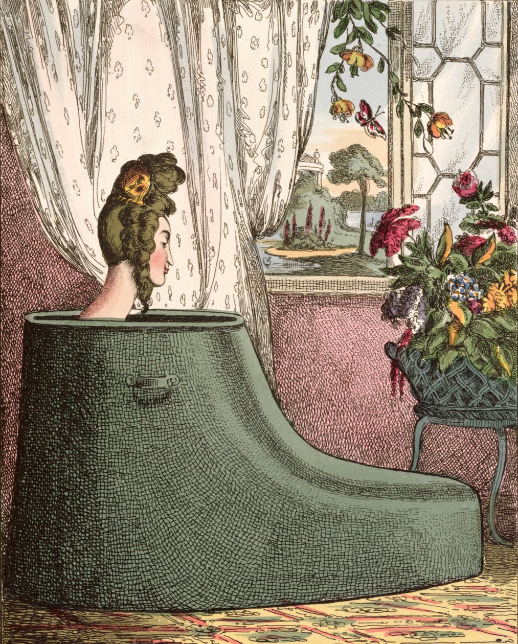 Mukava paikka kuumalla säällä, n. 1800 tekijältä William Heath